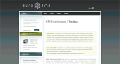 Desktop Screenshot of eurosms.sk